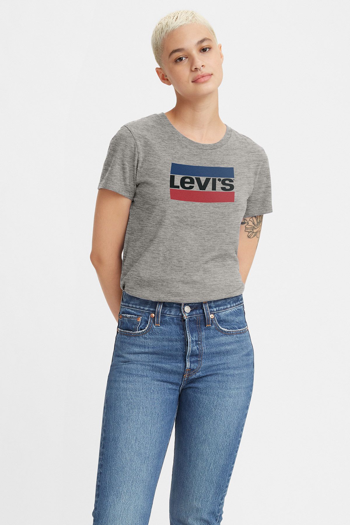 Levi's Â® The Perfect Tee Sportswear Logo Women T-Shirts