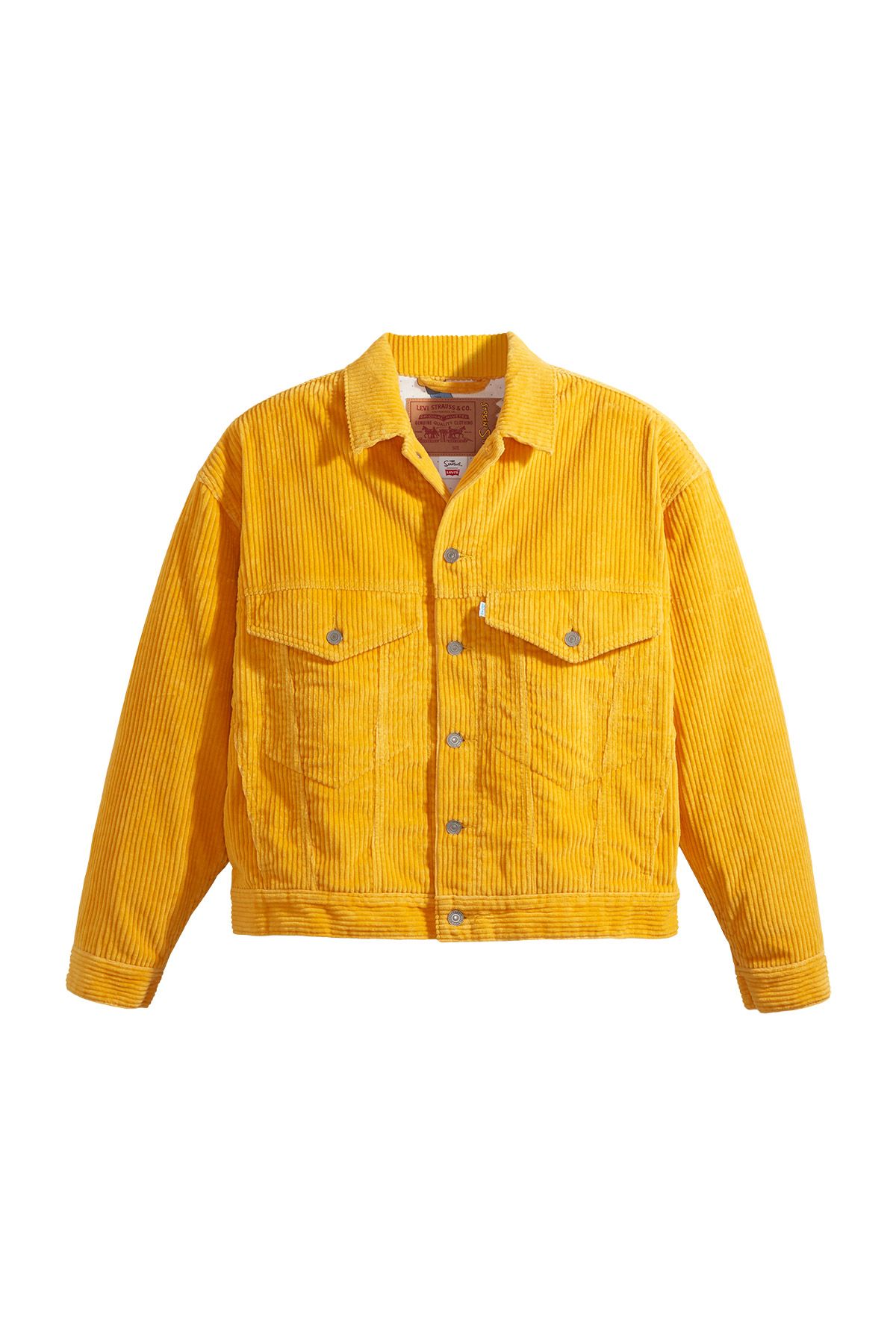 Levi's Â® X Simpsons Unisex Trucker Cord Golden Yellow Unisex Jackets