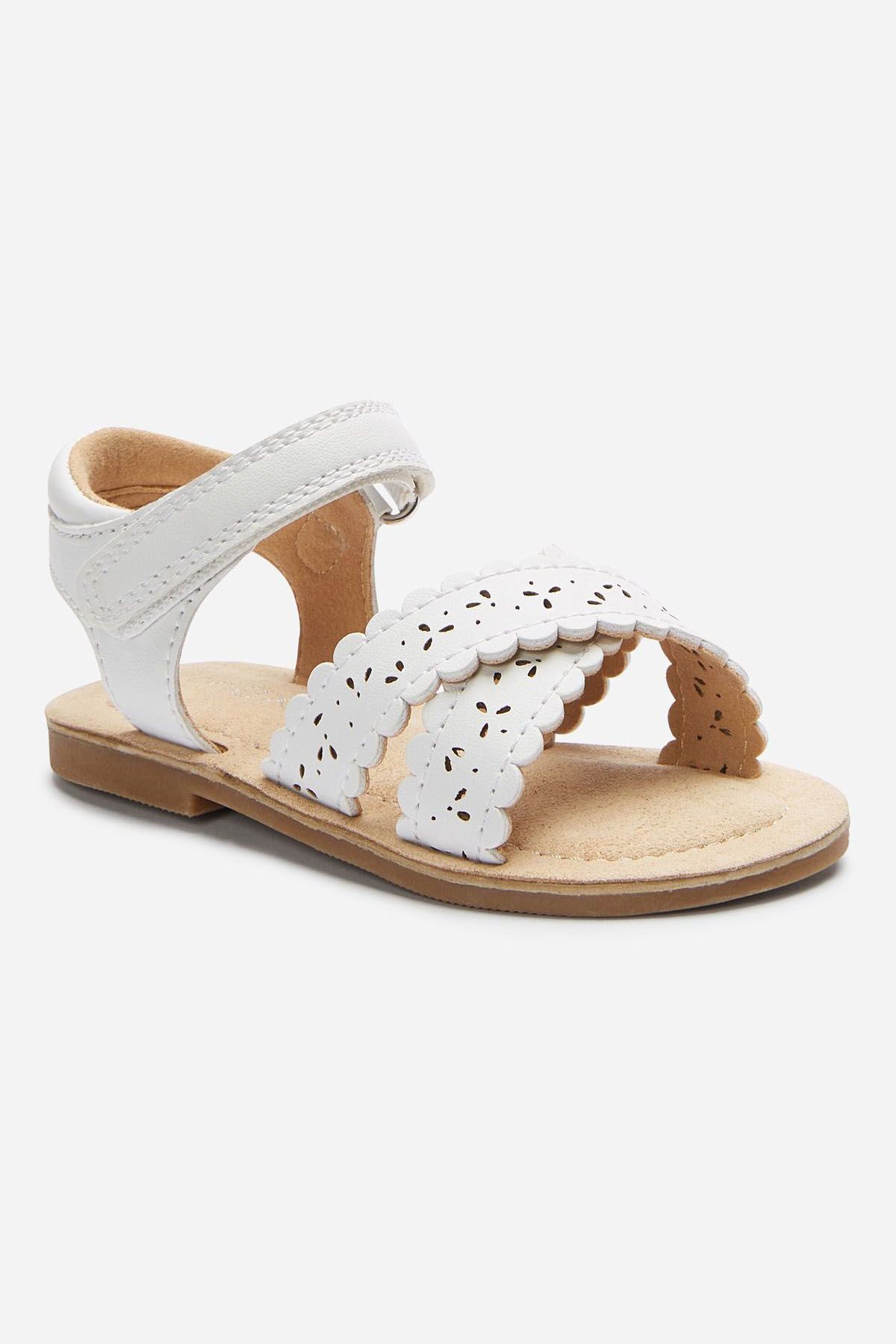 NEXT Scallop Sandals White Girl Sandals