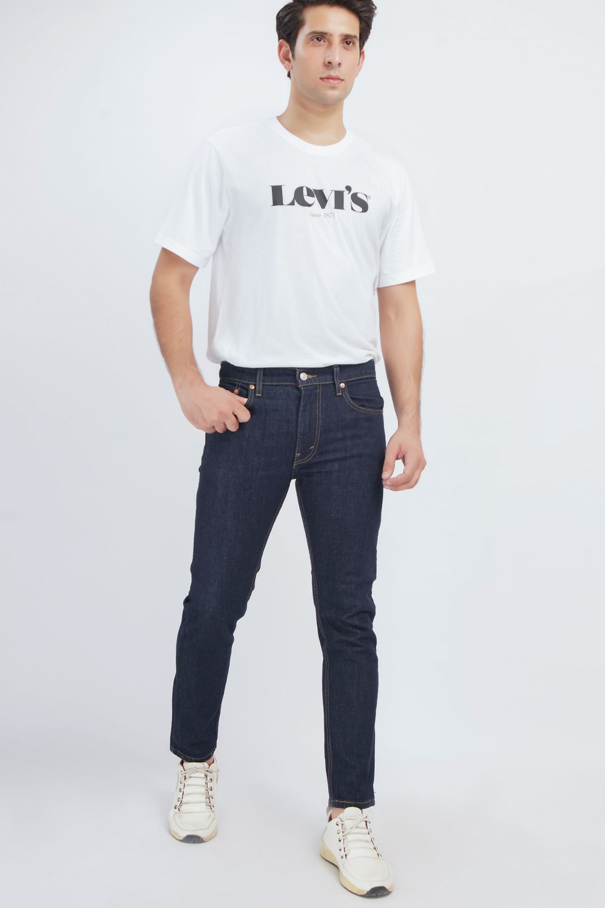 Levi's Â® 512 Slim Taper Indigo Rinse Blue Men Jeans|akgalleria.com