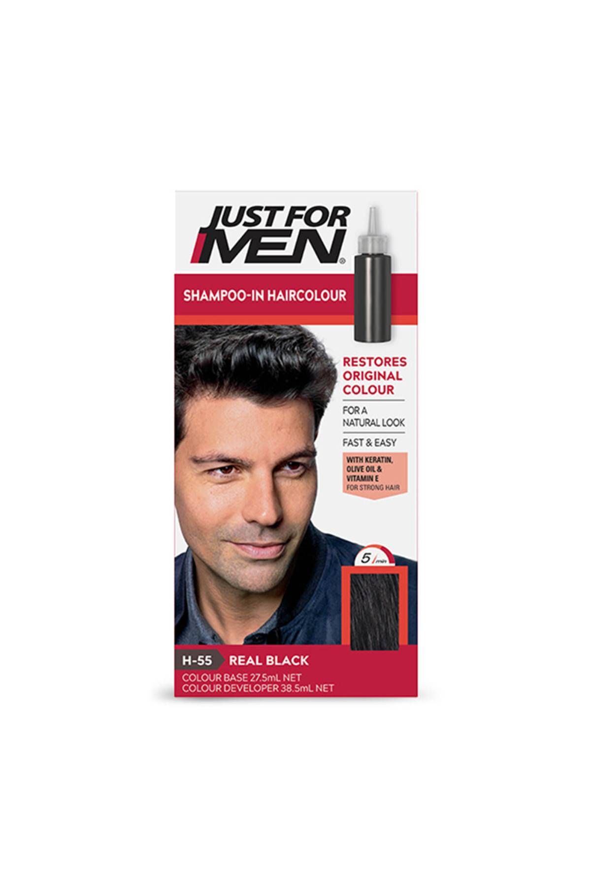 Just For Men - Shampoo-In Haircolour - Real Black