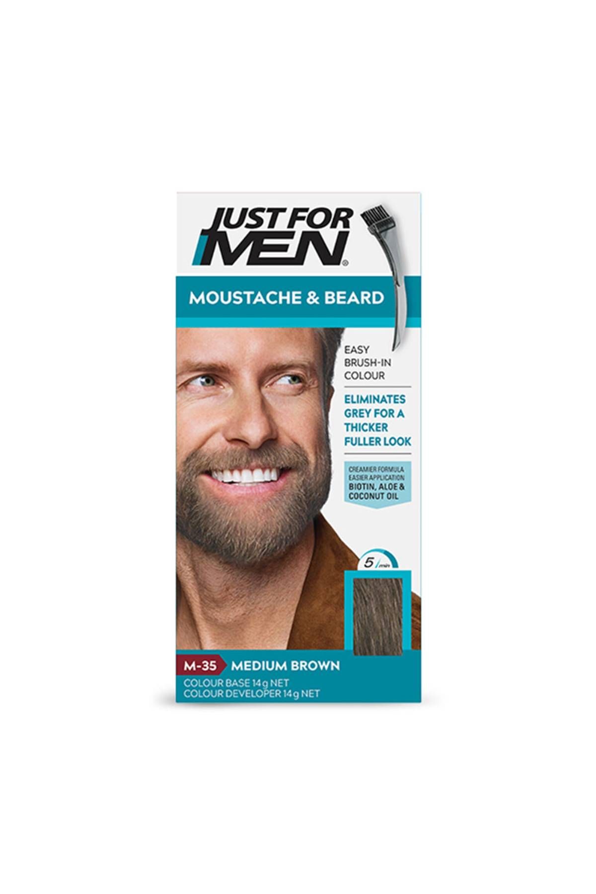 Just For Men - Mustache & Beard Color - Medium Brown