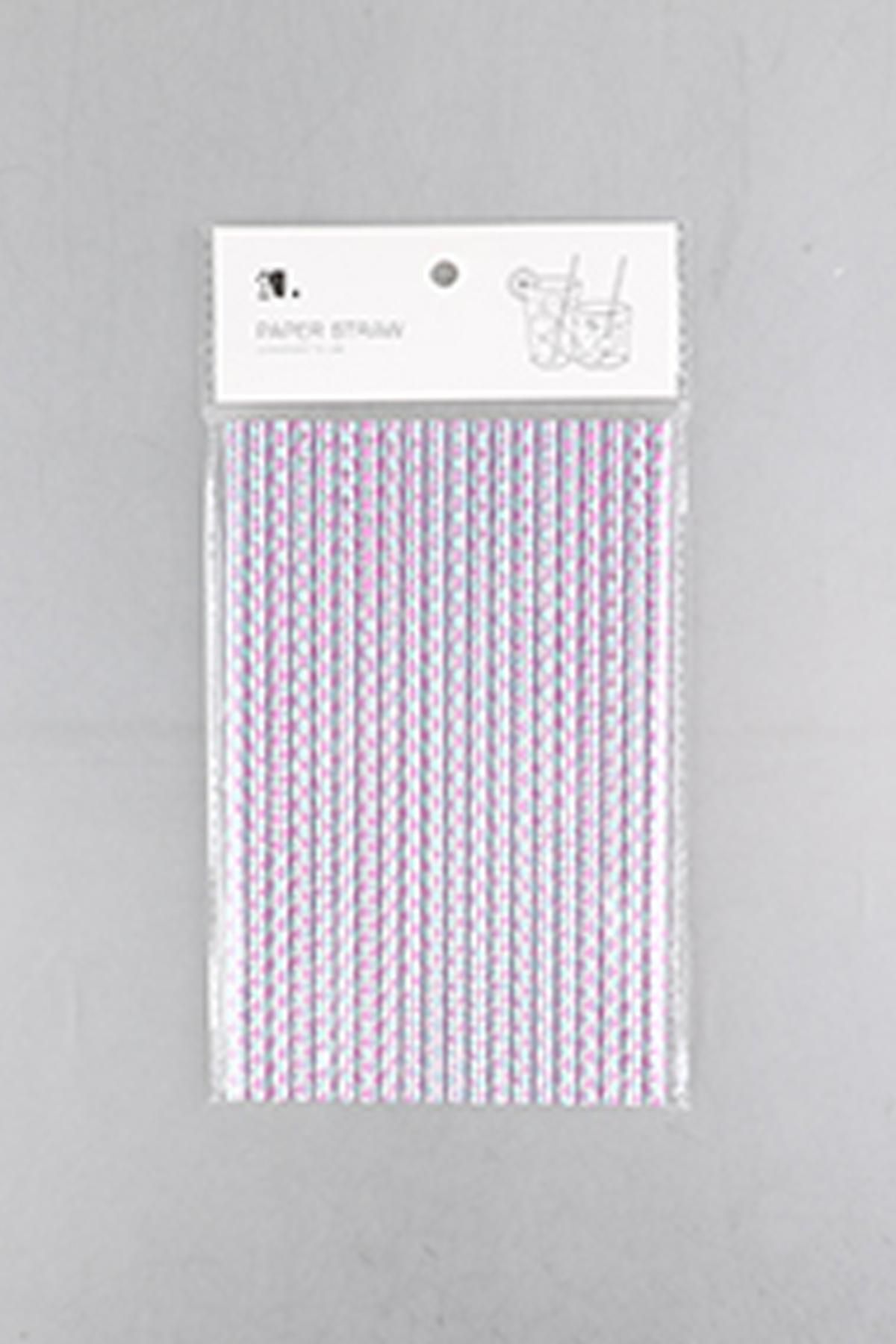 Mermaid Paper Straw - Purple