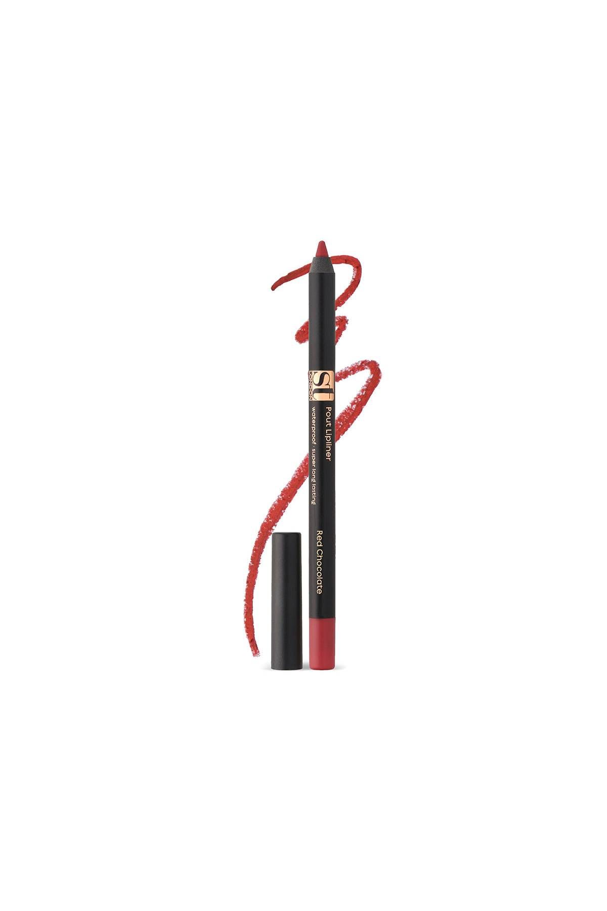 ST London - Pout Lipliner - Red Chocolate
