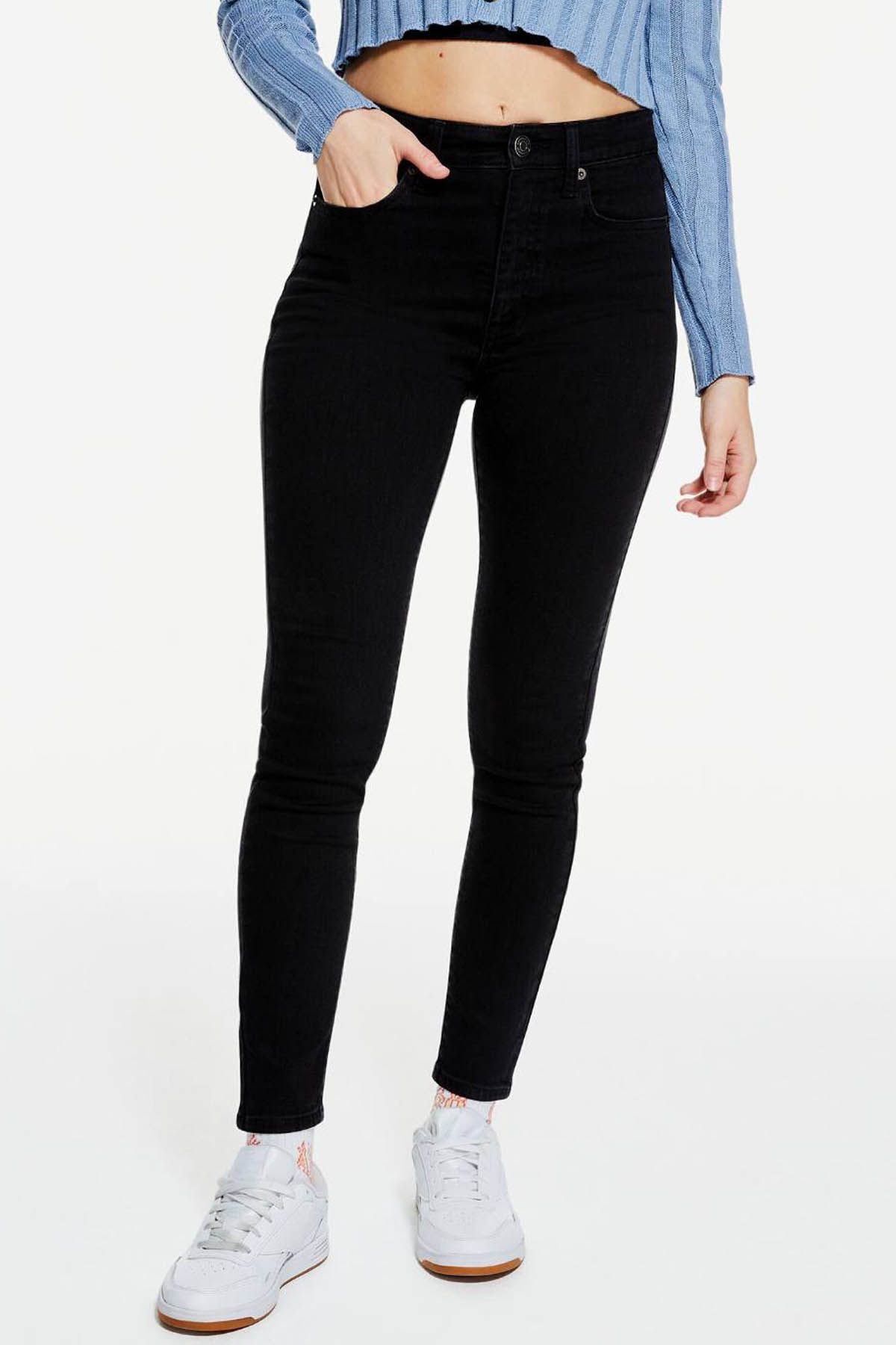 AEROPOSTALE Seriously Stretchy Super High-Rise Ankle Jegging Black