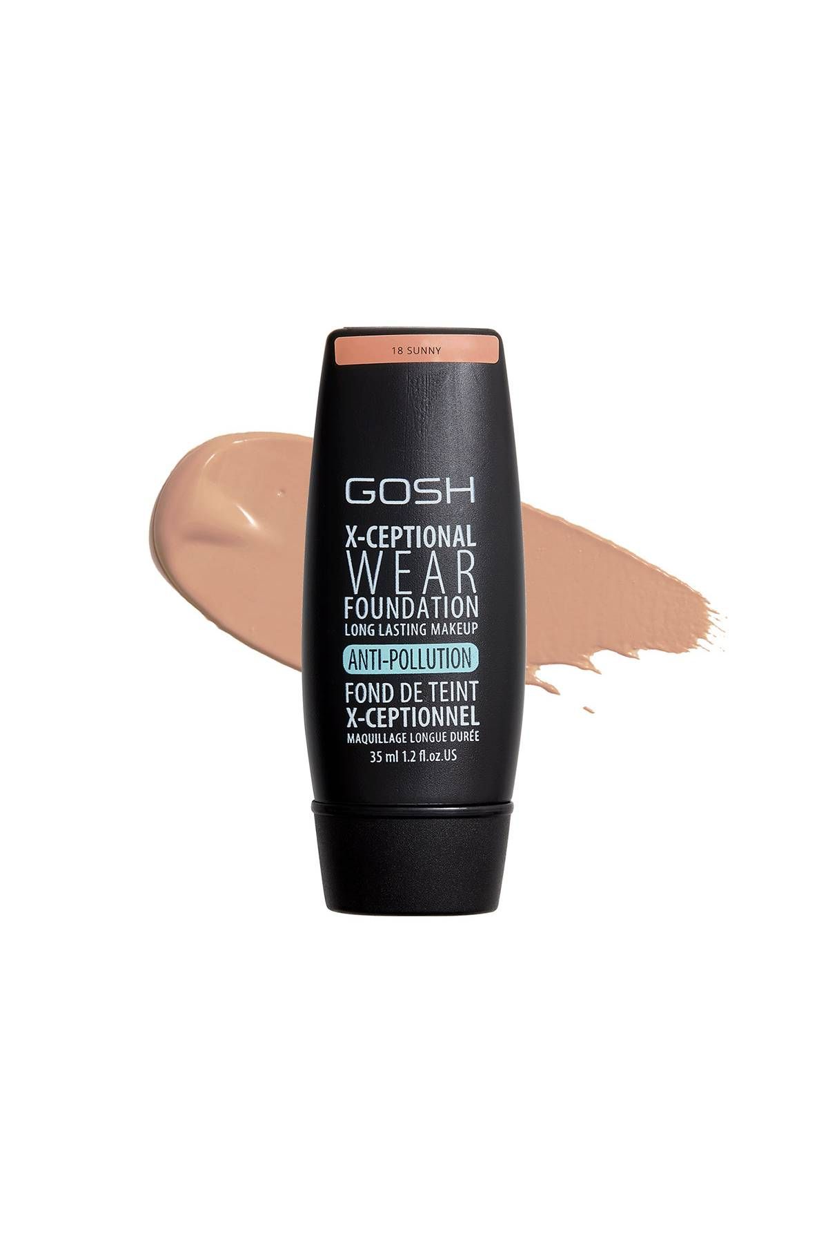 Gosh - X-ceptional Wear Makeup - 18 Sunny - 35 ml