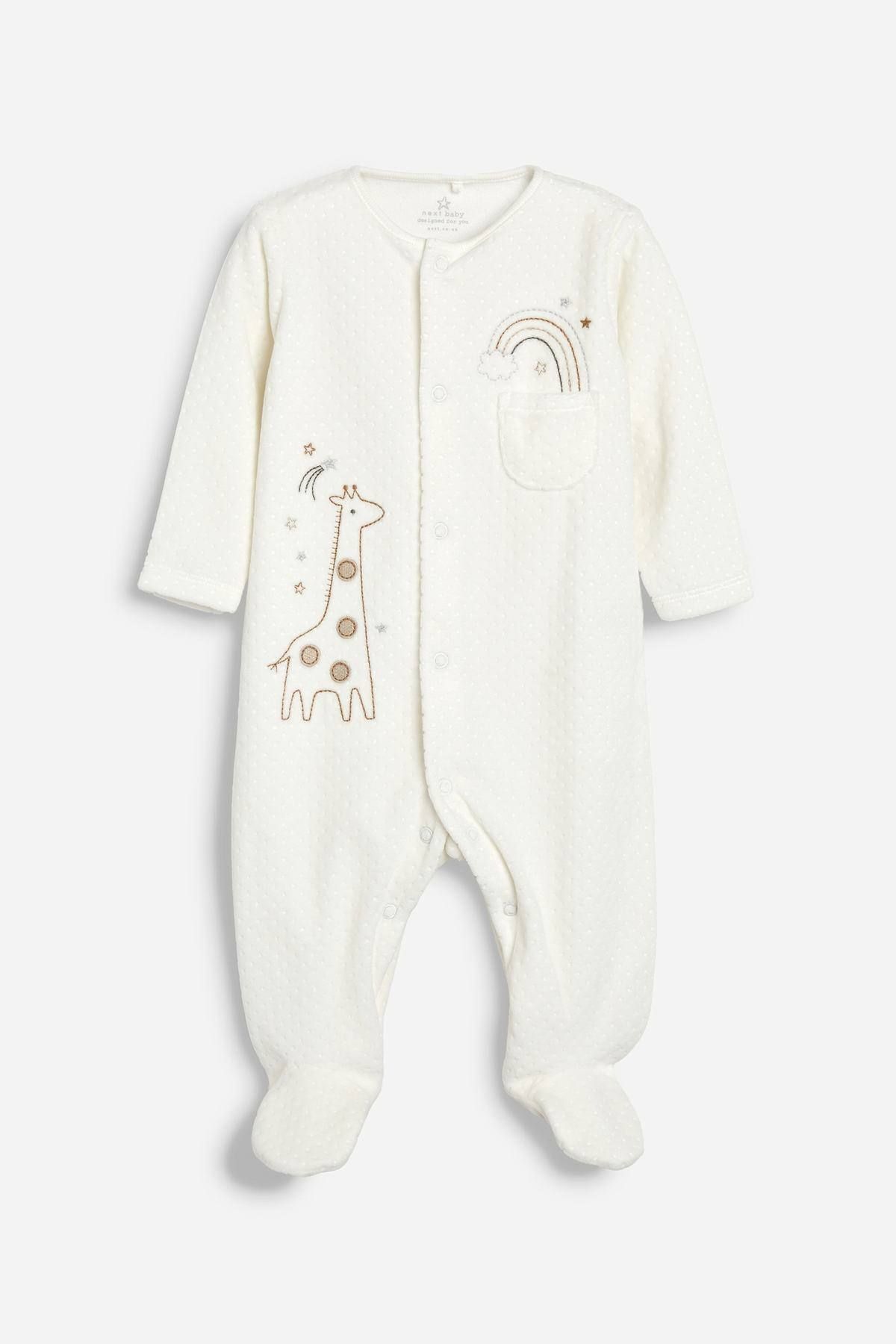 Giraffe sleepsuit clearance