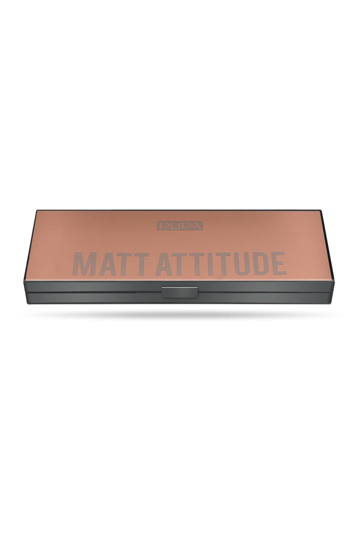 Pupa Make Up Stories Comp 7 Multi-Finish Eyeshadows Palette - Matt Attitude - 003