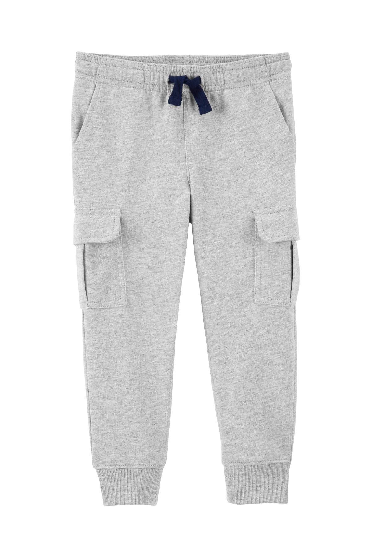 Carter's Pull-On French Terry Joggers Heather Boy Trousers