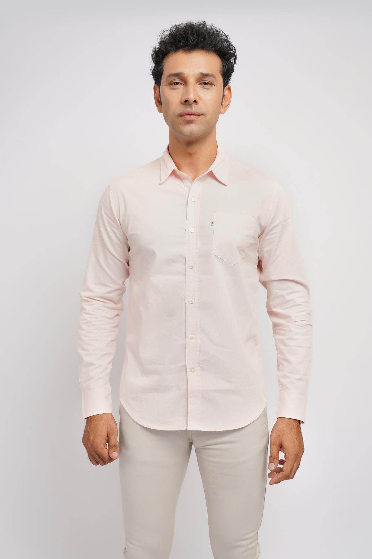 Levi's ® Classic 1 Pkt Standard Gulf Stream Pink Men Shirts