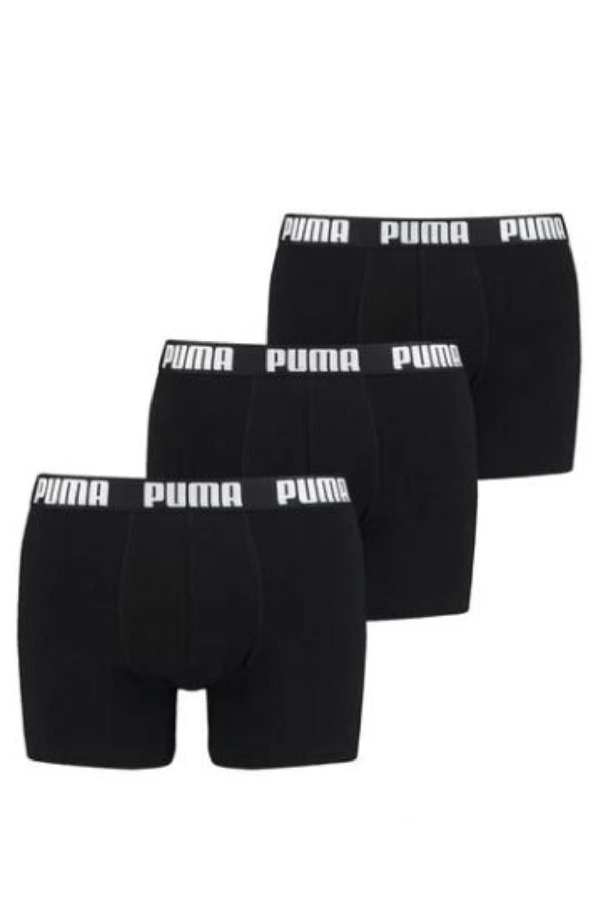 PUMA Puma Men Everyday Boxer 3P Black Black Men Boxers