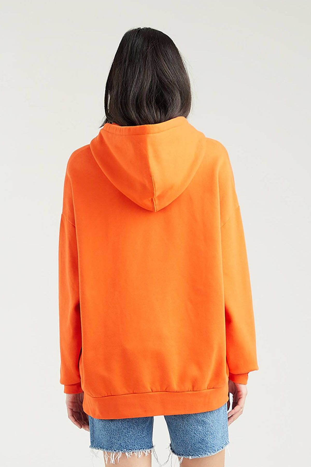 Levi's ® Prism Hoodie Chenille Poster Logo Orange Women Hoodies