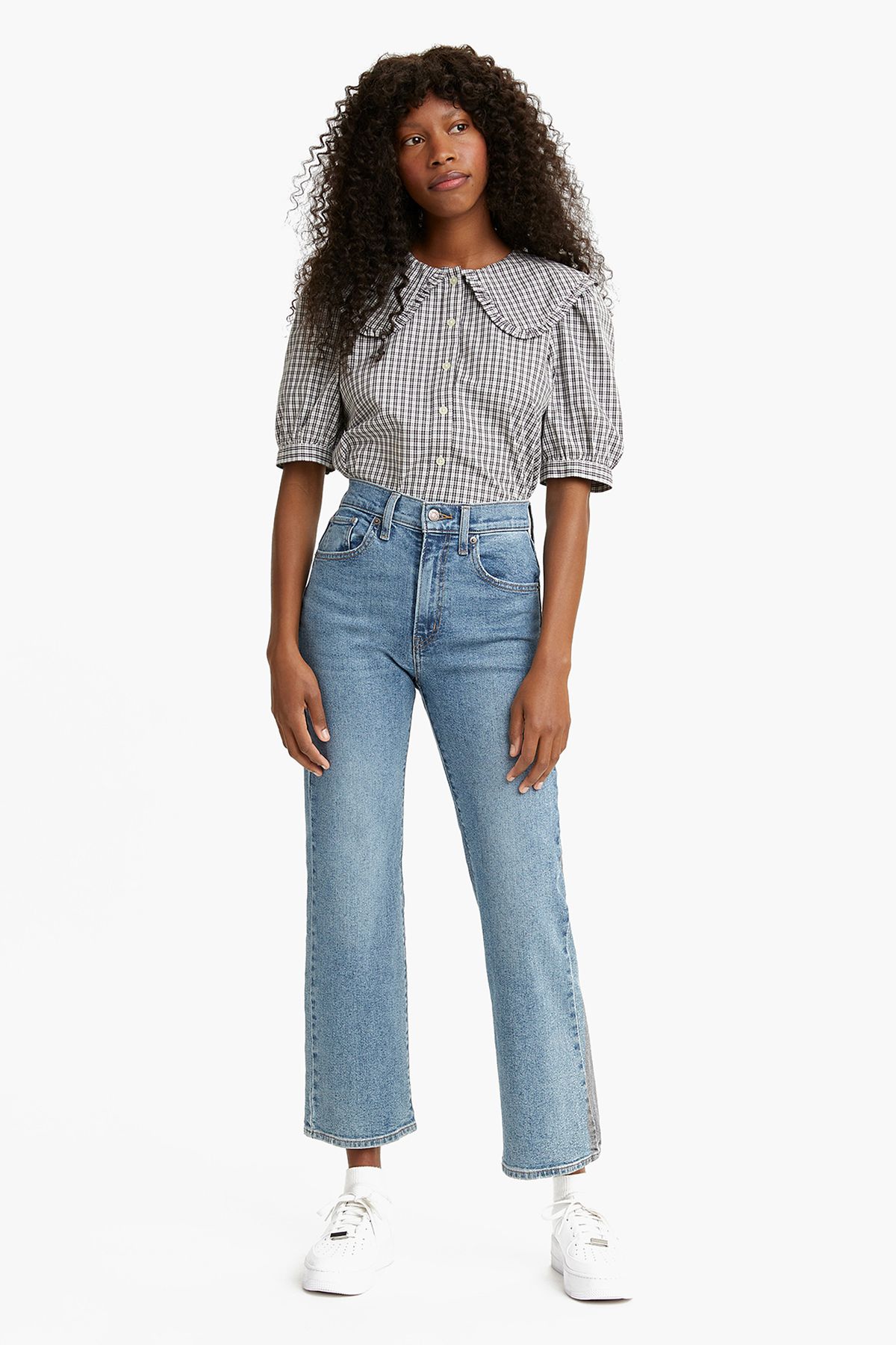 Actualizar 73+ imagen levi’s high waisted cropped flare jeans