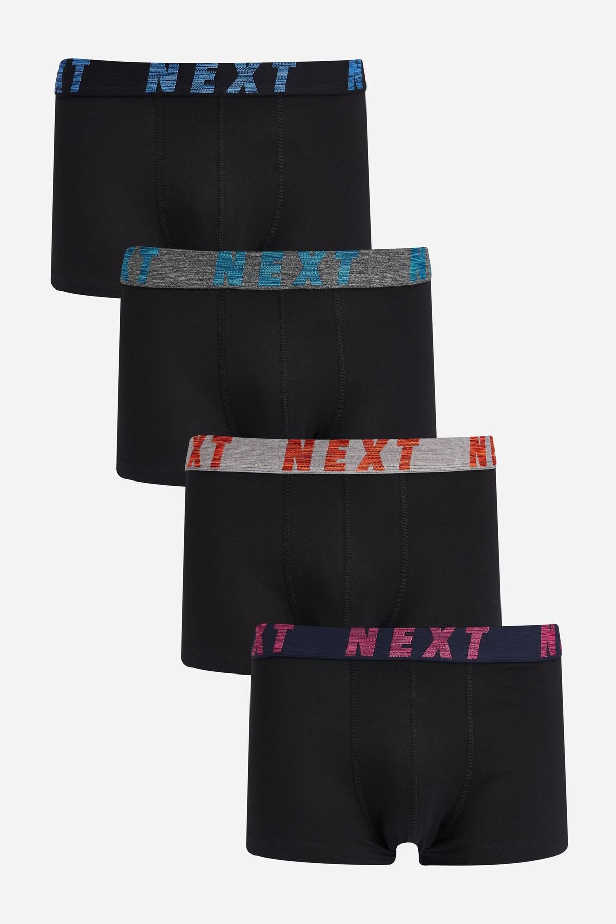 NEXT A-Front Boxers Four Pack Black Men Packs