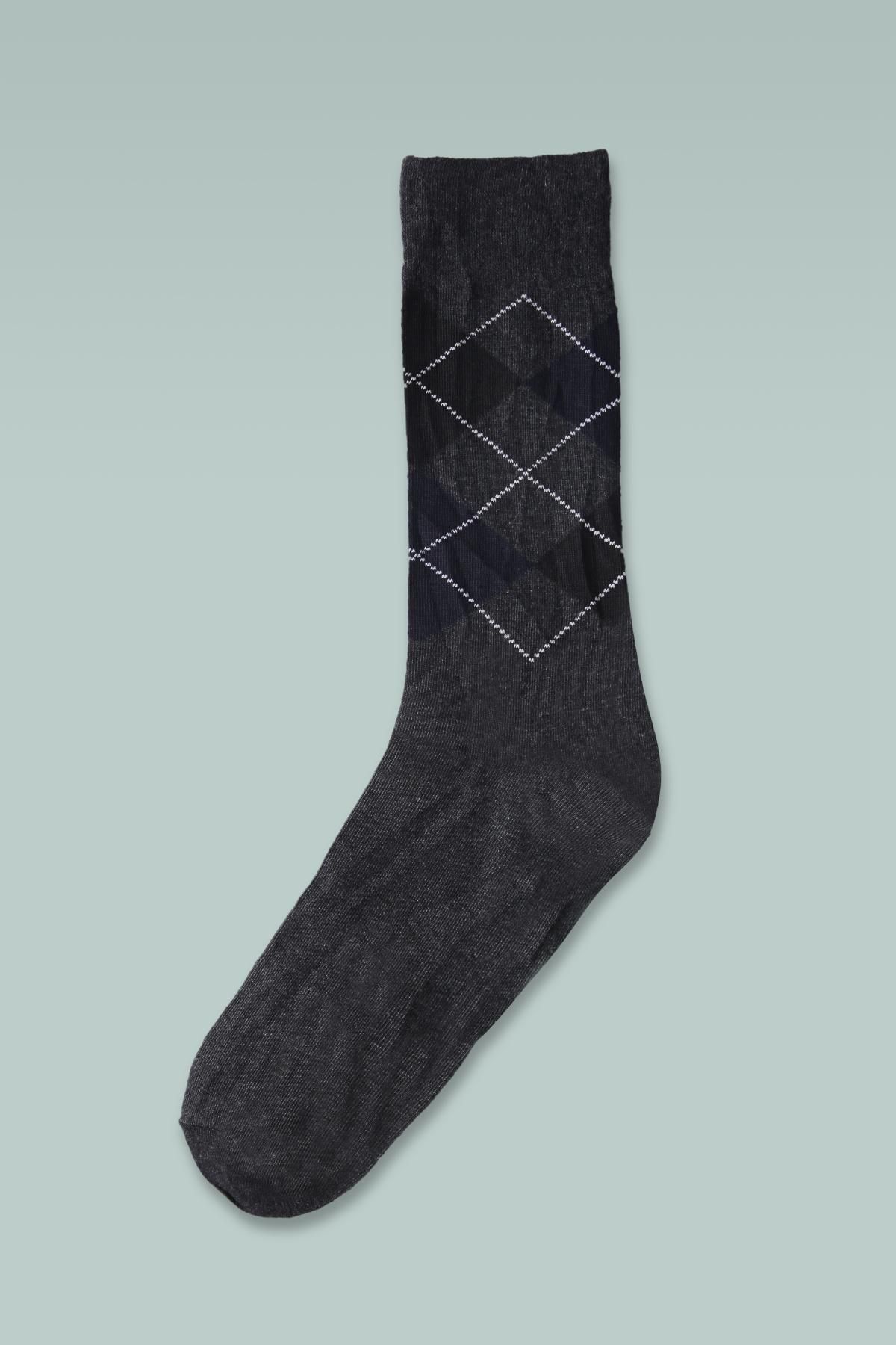 Long Grey Mix Socks