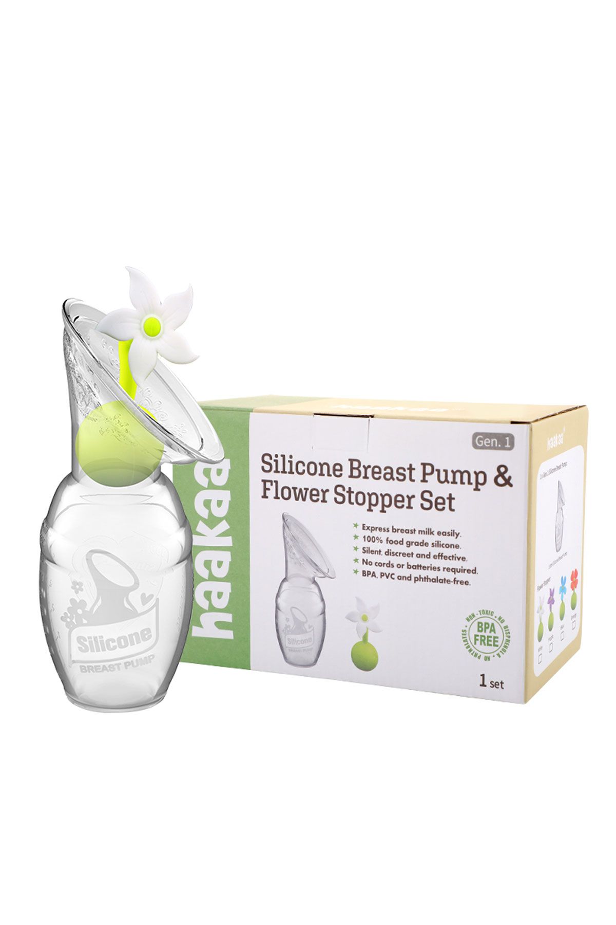 Haakaa Generation 1 Silicone Breast Pump, 4 oz