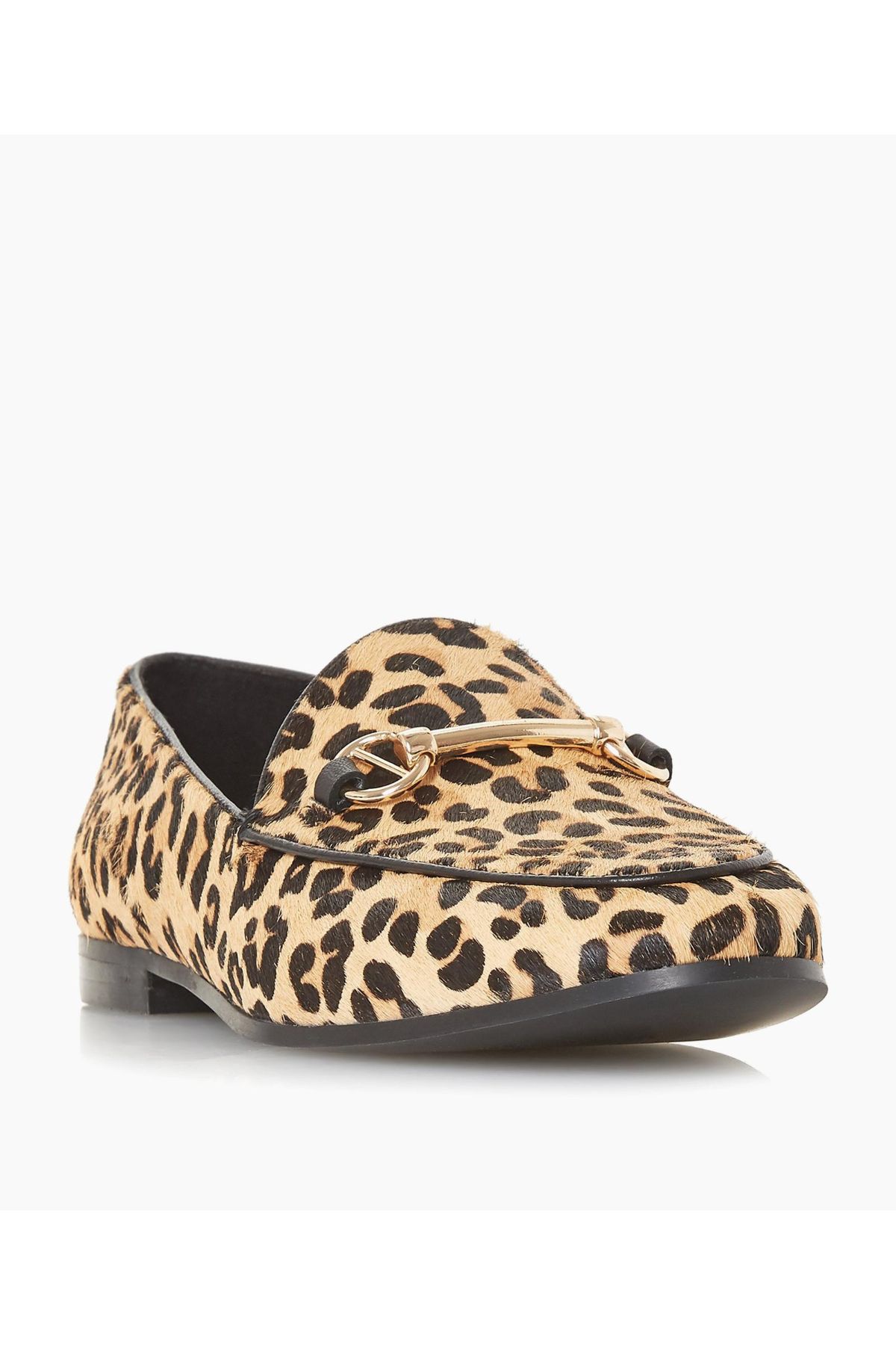 Dune 2025 leopard loafers