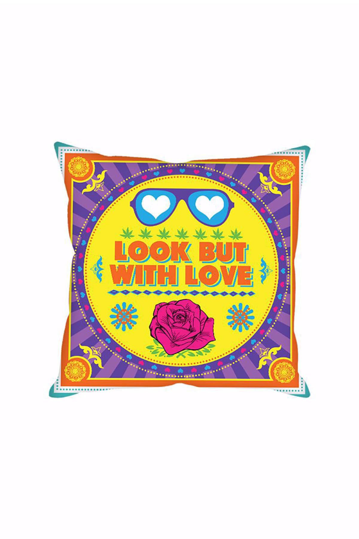 Look But With Love I Cushion Cover