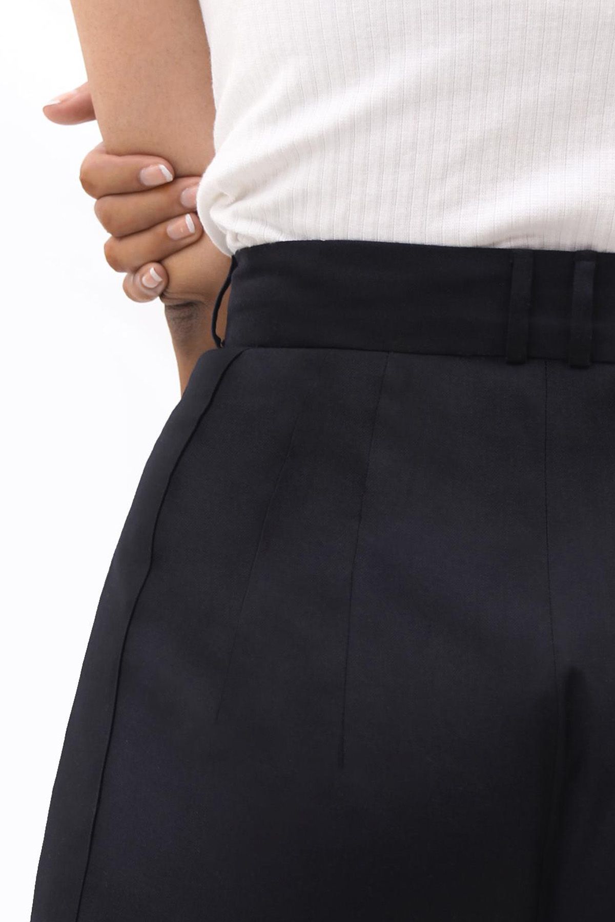 KUKU Navy Sailor Pants Navy Women Pants