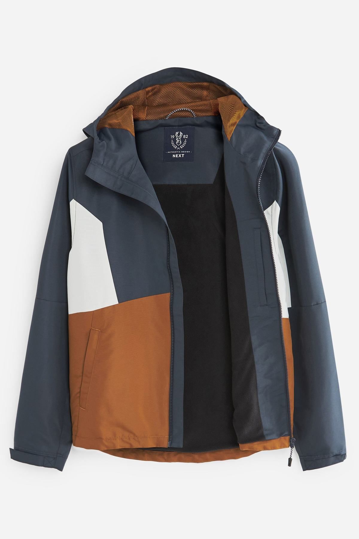 NEXT Shower Resistant Jacket Tan/Navy Men Jackets