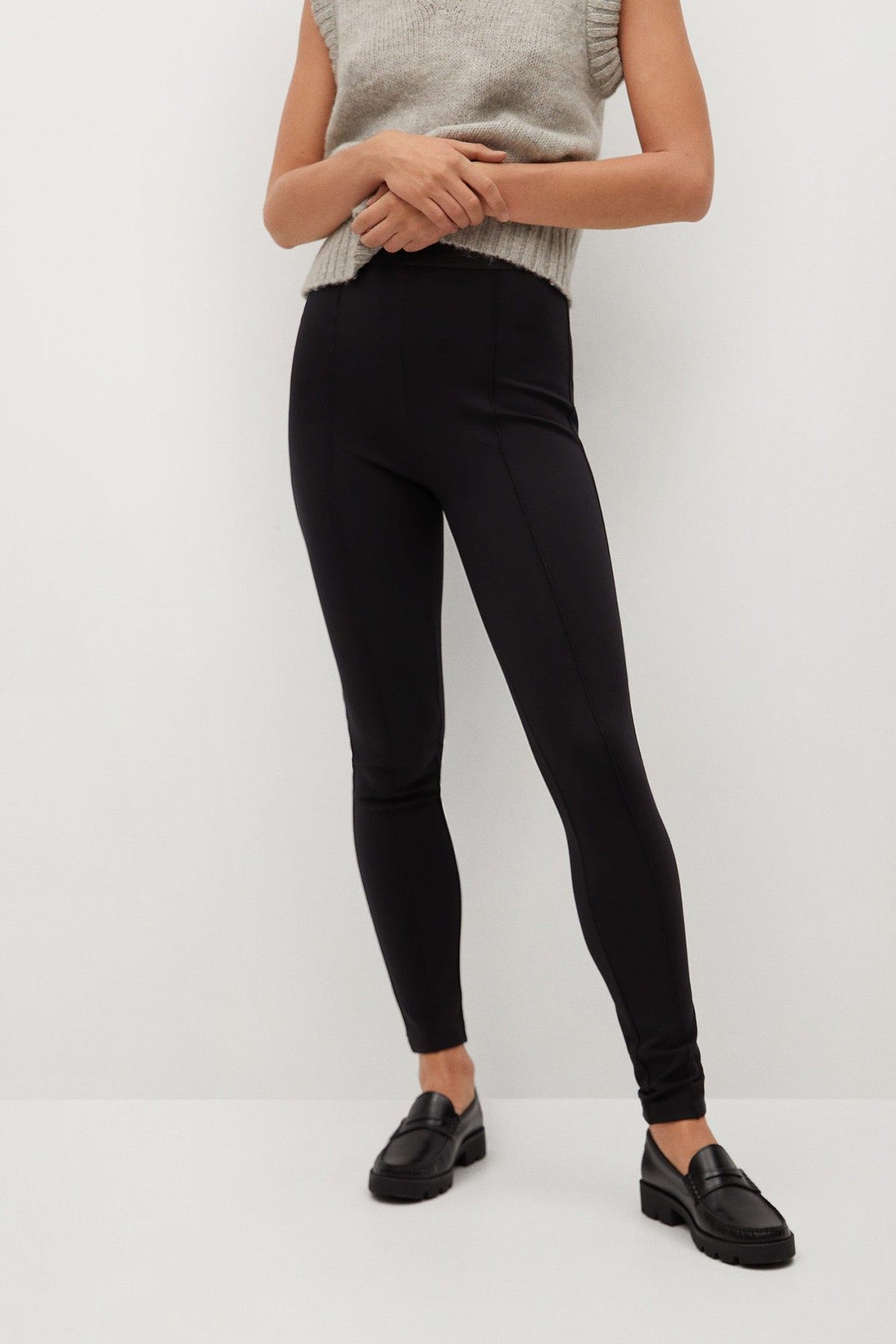 Decorative seam leggings - Women