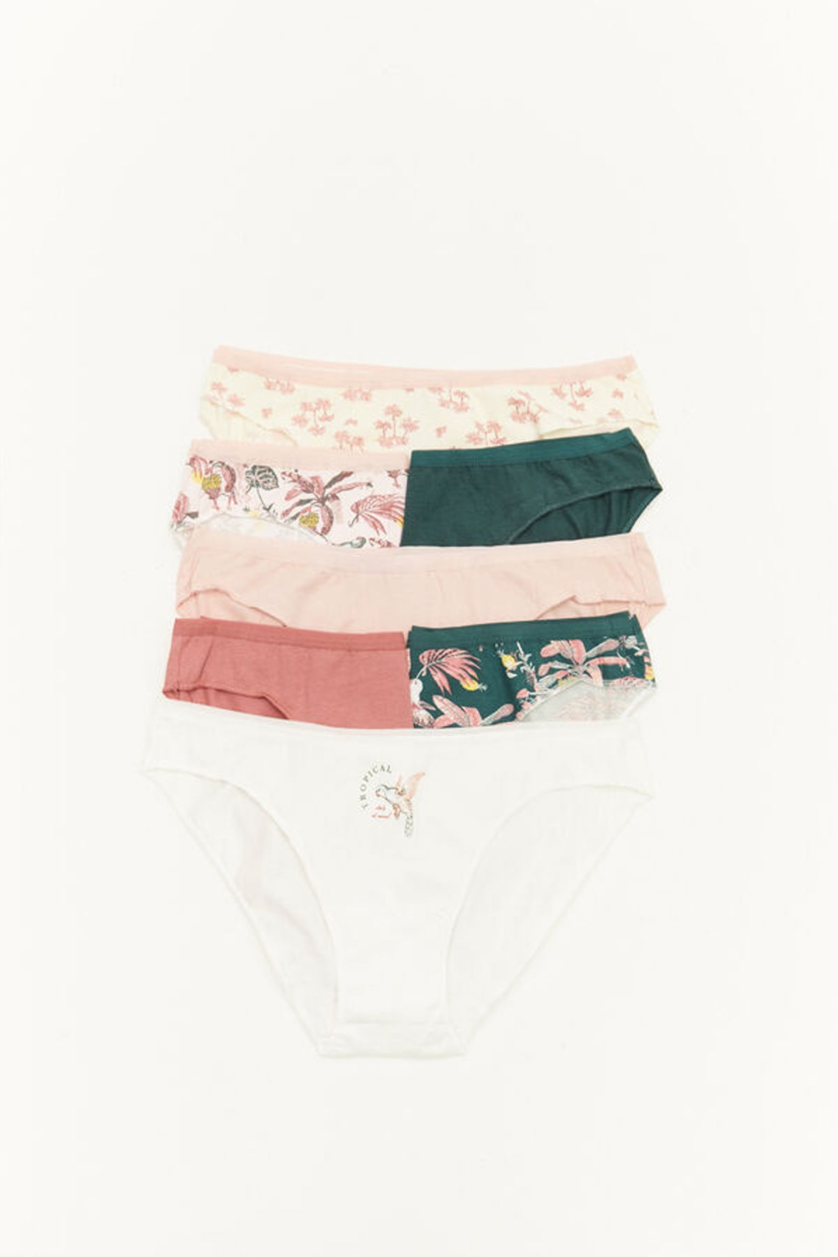 7-Pack Printed Cotton Classic Panties