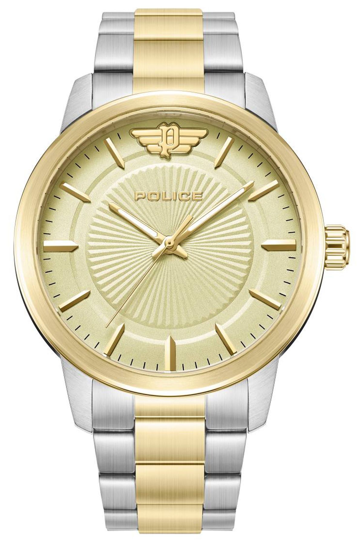POLICE WATCHES Police Pewjg2227407 Golden Watches Men
