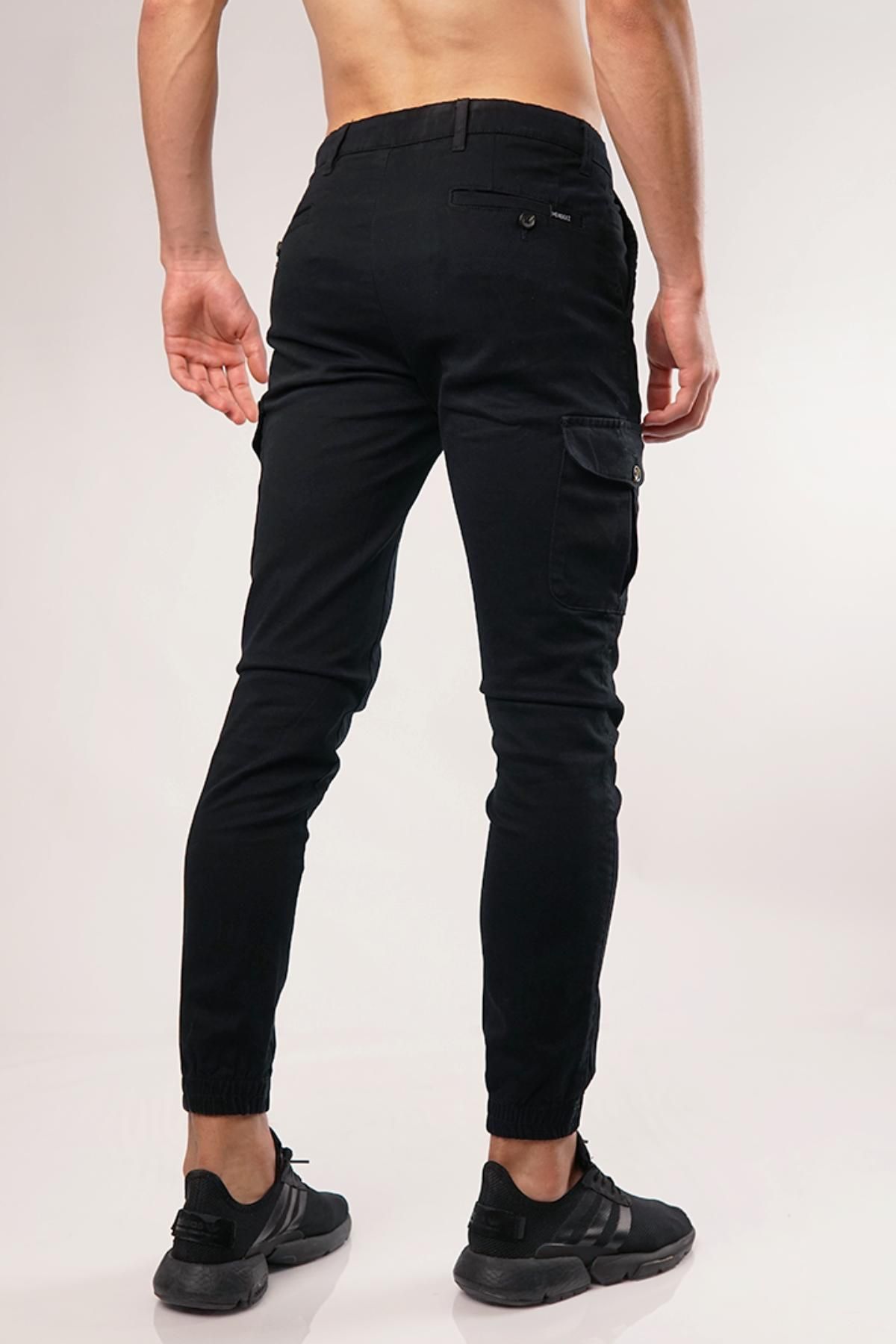 MENDEEZ Raven Cargo Pants Black Men Joggers