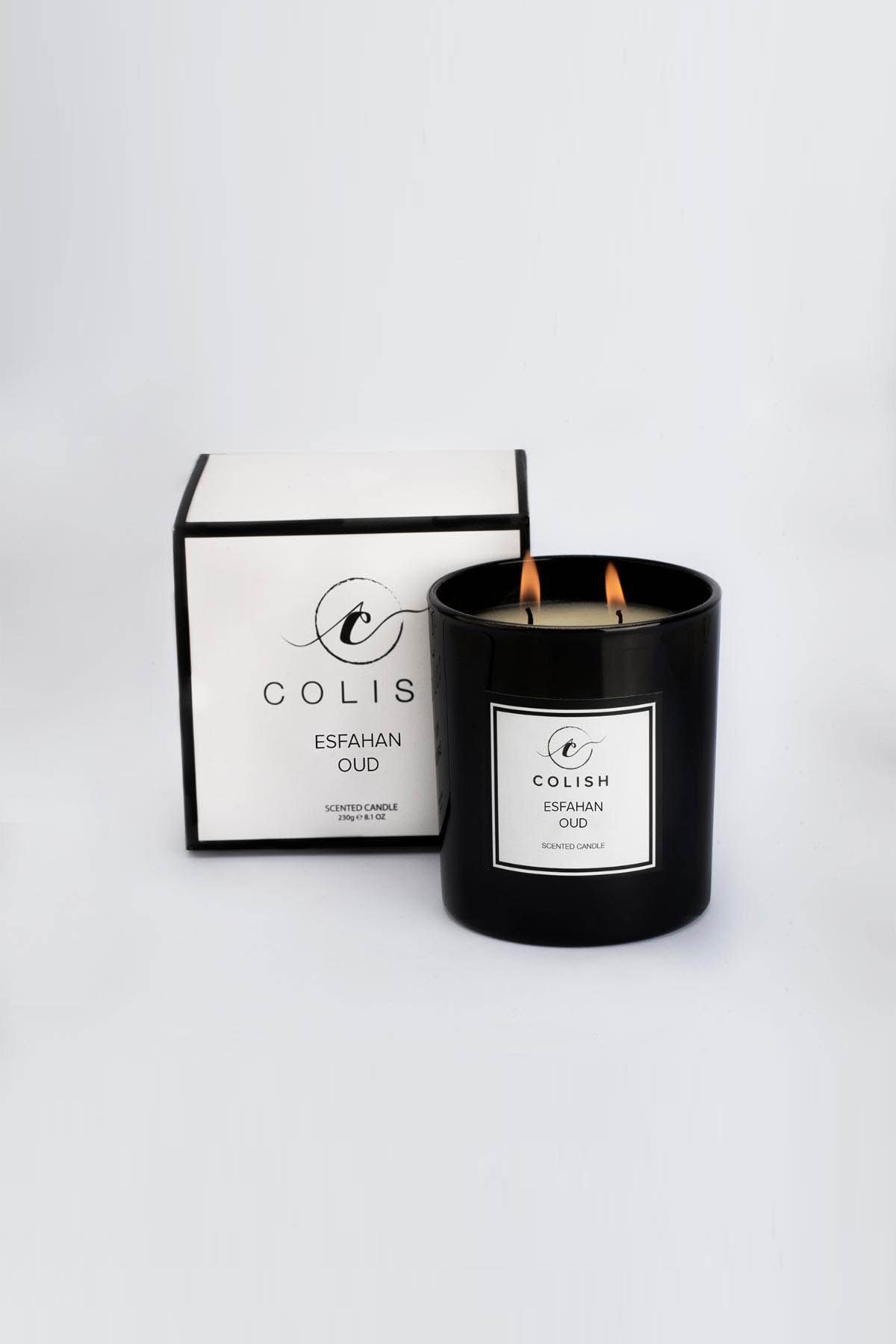 COLISH Esfahan Oud Candle White Unisex Candles