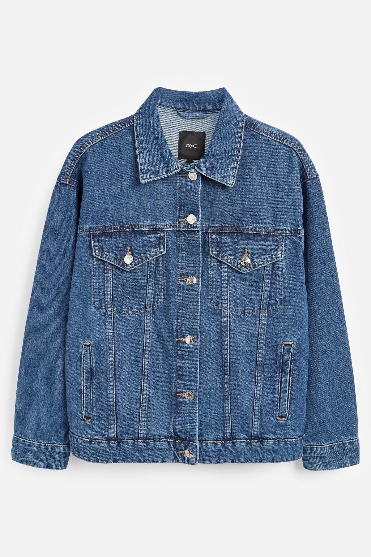 NEXT Denim Jacket Mid Blue Women