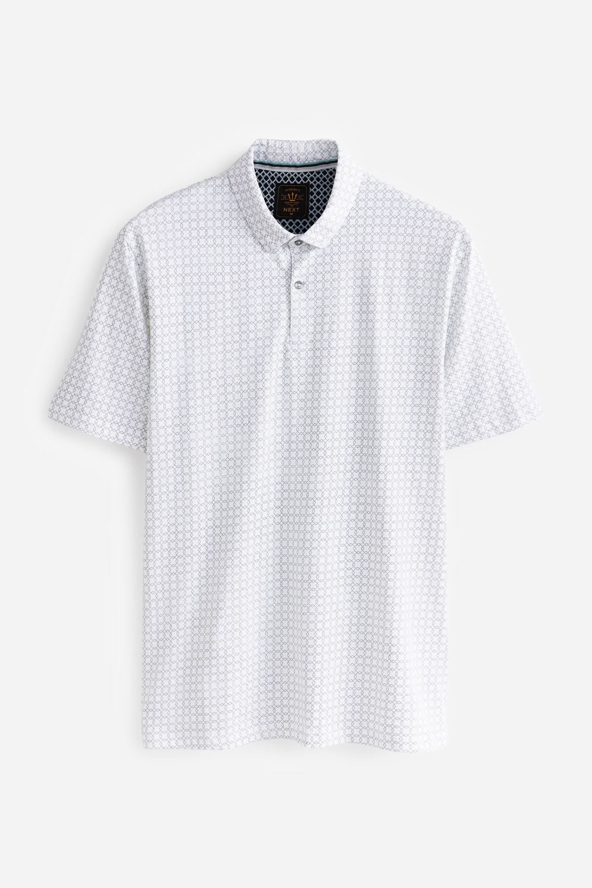 NEXT Polo Shirt White Men Shirts