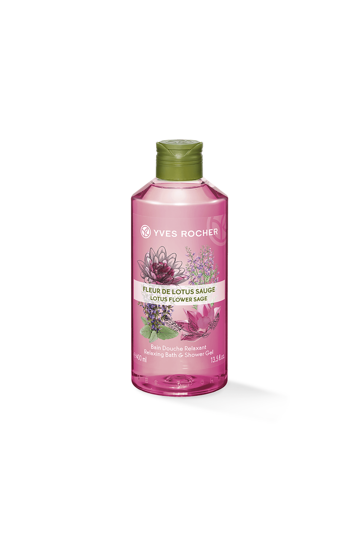 Relaxation Lotus Flower Sage Relaxing Bath & Shower Gel 400