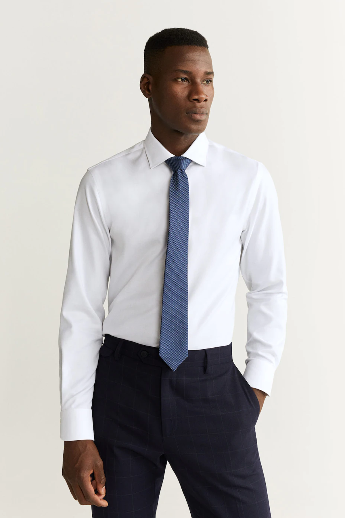Slim Fit Structured Tailored Shirt
